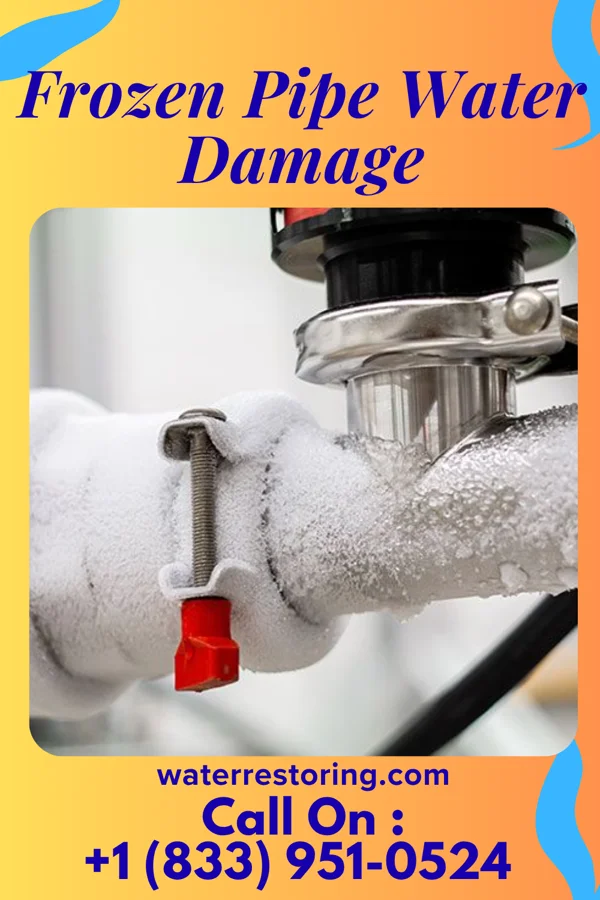 Frozen Pipe Water Damage in Myersville, MD